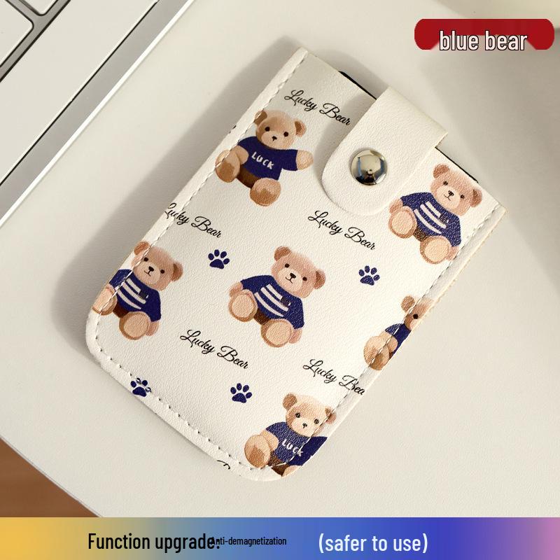 Stylish Multi-Slot Cartoon ID Card Holder - Large Capacity, Slim Design