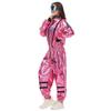 Trendiger Pink Glänzender Astronaut Halloween Jumpsuit - Must-Have Kostüm