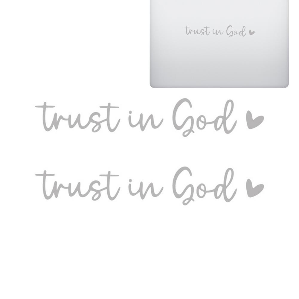 

Наклейки на окна автомобиля Наклейки на автомобиль Trust In God 2 шт. Наклейки на автомобиль Наклейки на автомобиль Стекло заднего вида Аксессуары для семьи, друзей, мужчин серебряный