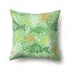 Polyester Pillowcase Peach Leather Velvet Cushion Cover Marine Life Seahorse Octopus Printed Pillow Bedside Cushion Cover