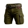 Pantaloni scurți cargo texturati cu buzunare multiple pentru bărbați Pantaloni scurți cargo casual fashion pentru bărbați