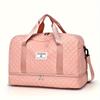 Luxurious Oversized Duffel Bag, Stylish & Durable, Dry Wet Separation & Handy Side Pockets for Travel Adventures & Gym Sessions