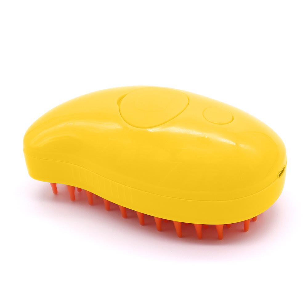 

Electric Pet Spray & Massage Comb: Deshedding Brush for Cats and Dogs жёлтый