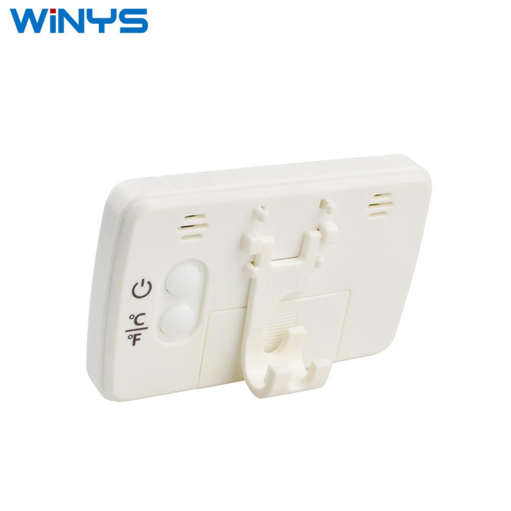 High-Precision Waterproof Refrigerator Thermometer with Magnet Hook and Frost Alarm