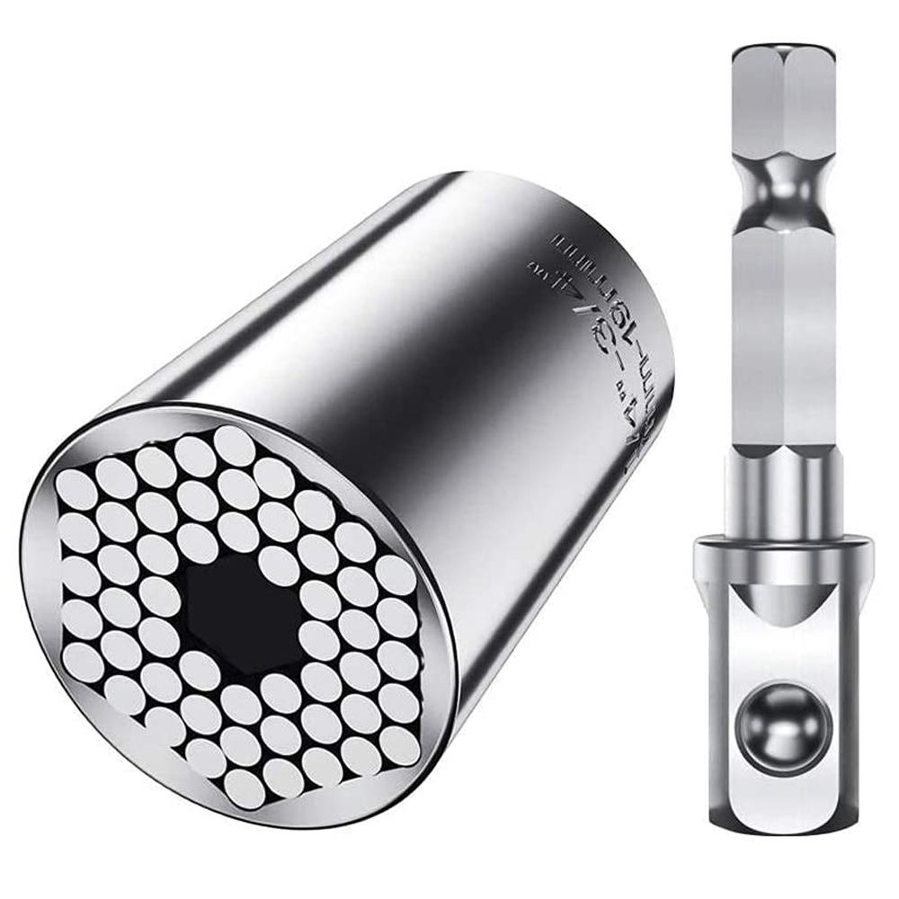 

Новые универсальные торцевые ключи, набор головок динамометрического ключа 7-19 мм, адаптер для дрели, трещотка, втулка, гаечный ключ, ключ, волшебные многофункциональные ручные инструменты