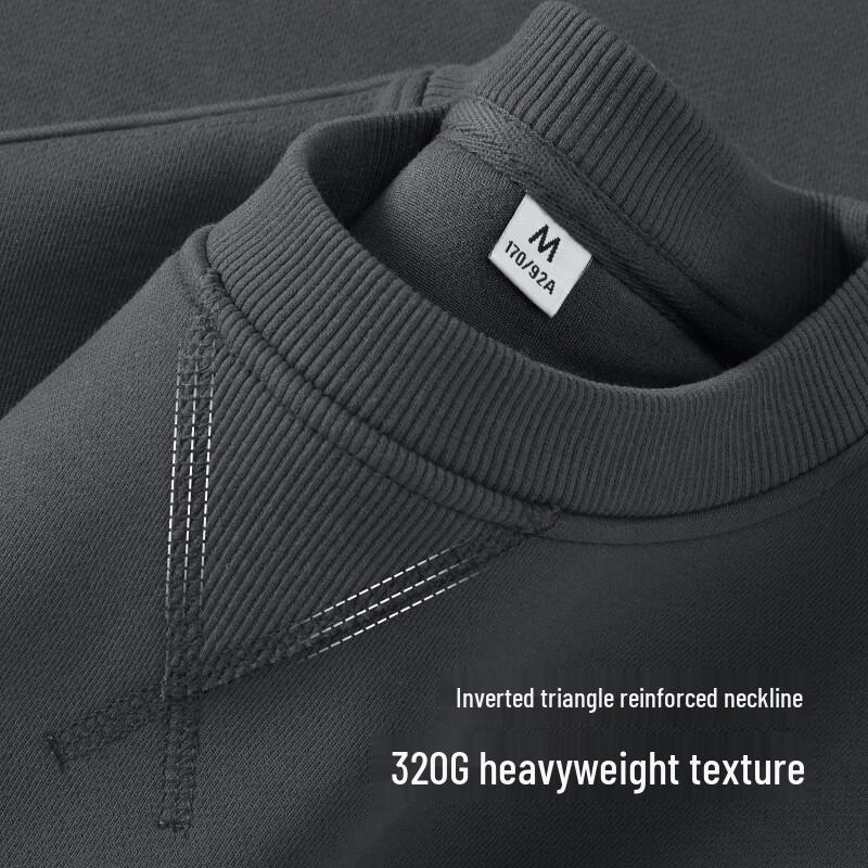 Jeanswest Men's Casual Print Logo Pullover Sweatshirt