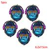 5Pcs/Lot Punk Animal Patch  Iron On Embroidery Patches For Clothing Thermoadhesive Patches On Clothes Hip Hop Patch For Clothes