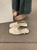 Retro Mori woven breathable bag head sandals women's summer wear 2025 new casual flat Roman beach shoes