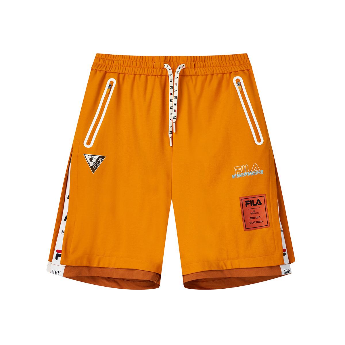 FILA x Maison Mihara Yasuhiro Casual Shorts Men s Pumpkin Orange F51M123602F-OR M