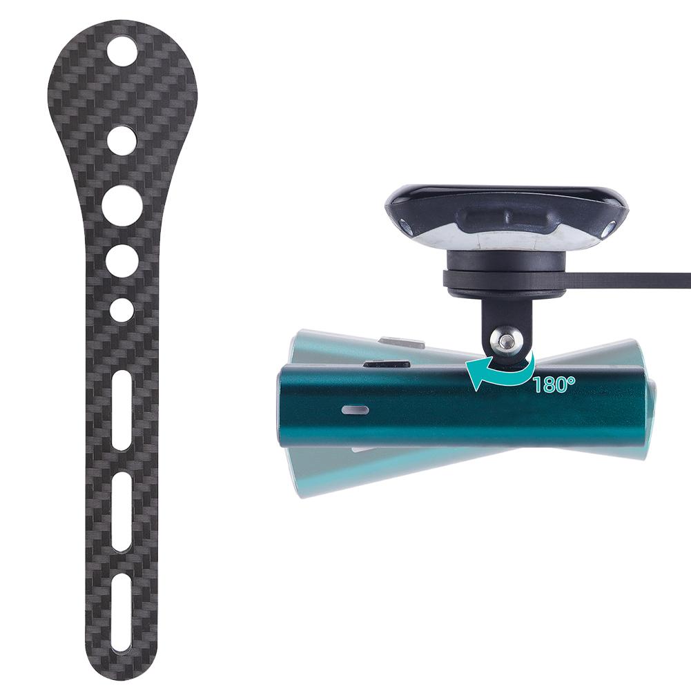 Integrated Handlebar Bicycle Computer Mount Carbon Fiber Bike Stopwatch Holder Road Bike Stand for Garmin Bryton & Action Camera