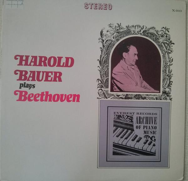 

LP Record HAROLD BAUER Plays Beethoven X910 EVEREST 1966 US Classical Used