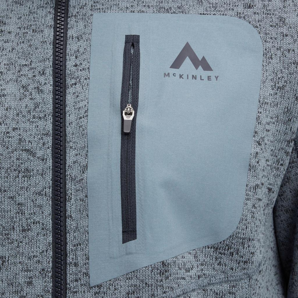 Куртка McKinley Skeena III Strickfleece melange-blau dunkel