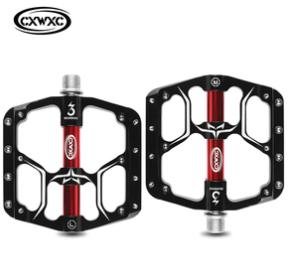 Custom Aluminum Alloy Road Bike Three Bearings Pedals Non-slip Bicycle Flat Pedal Pedal чёрный