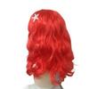 Girls Princess Mermaid Wig with Starfish Hairpins Long Curly Halloween Princess Costume Dress Up Accessories Anime Cosplay Wigs