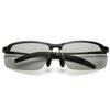 Men's Polarized Half-Frame Sunglasses - UV Protection & Anti-Glare for Fishing and Driving