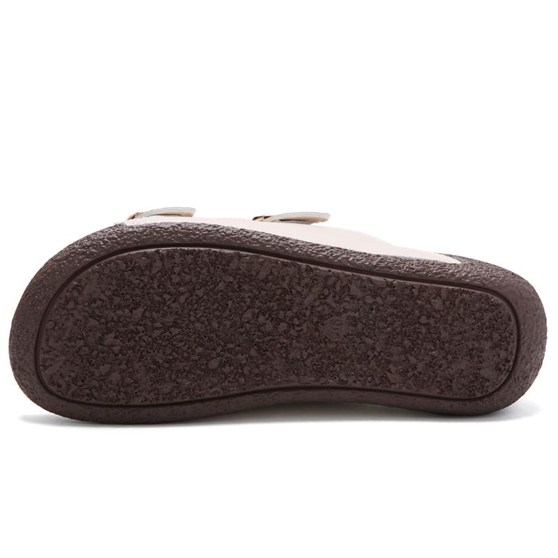 Damen Sommer Klobige Hausschuhe Schick Braun Lässige Sandalen Mädchen Plateau Höhe Erhöhung Sandalen Übergröße