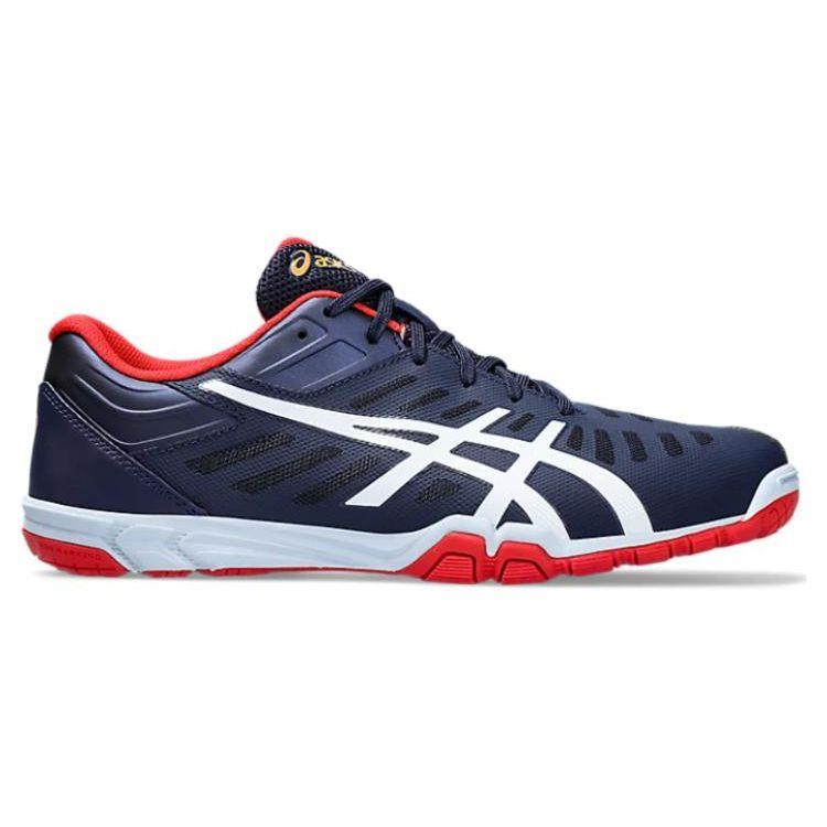 Asics Attack Excounter 2 Peacoat Rosso Scarpe da ginnastica unisex Blu Bianco 1073A002-404