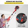 VEVOR Electric Drywall Sander 750W Drywall Sander Foldable Sheetrock Sander with Telescope Handle Electric Sander Variable Speed 800-1750RPM Wall