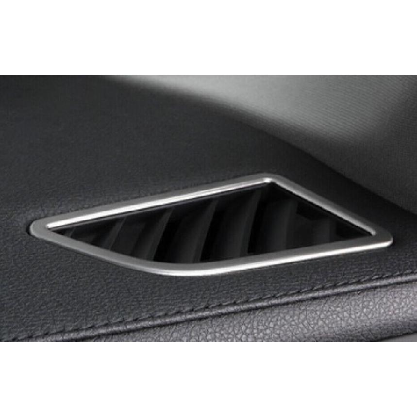 For BMW 7 Series 2009-2015 Silver Titanium Dashboard Upper Air Outlet Vent Trim