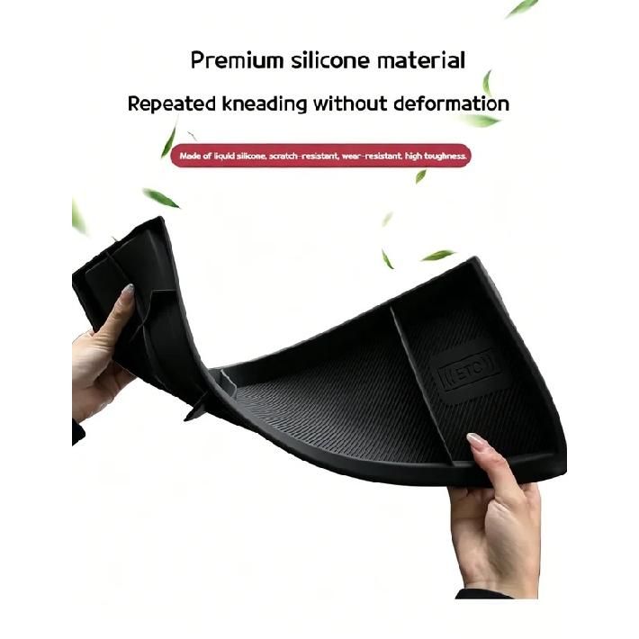 For BMW 5 series i5 G60 2024-2026 Car Third-generation screen rear ETC silicone storage box navigation interior accessory