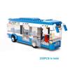 Stadtbus Einstöckiges Automodell-Set mit Figuren zum Selbermachen, pädagogische Bausteine, Spielzeugziegel für Kinder, Geburtstagsgeschenke