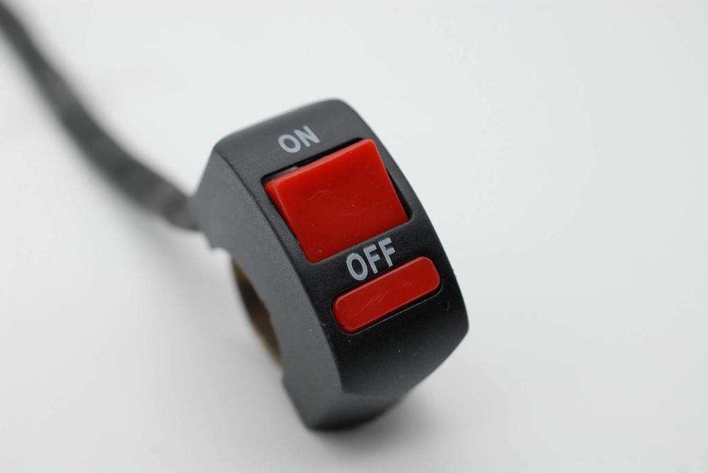 J-base Uniwersalny Włącznik/Wyłącznik Motocykla Wyłącznik Zapłonu Wyłącznik Silnika Włącznik Reflektora Łatwa Instalacja