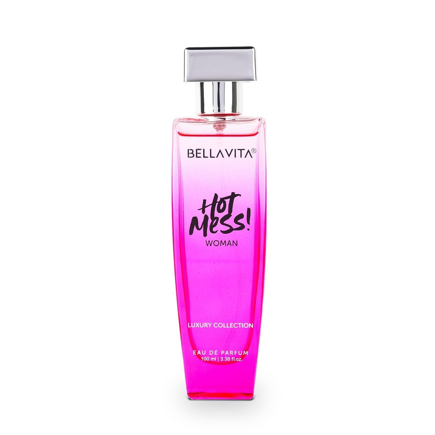 Bella Vita Luxury Hot Mess Mandarine Passionsfrucht Moschus Eau De Parfum 100ml Langanhaltender Fruchtig-Blumiger Duft für Damen