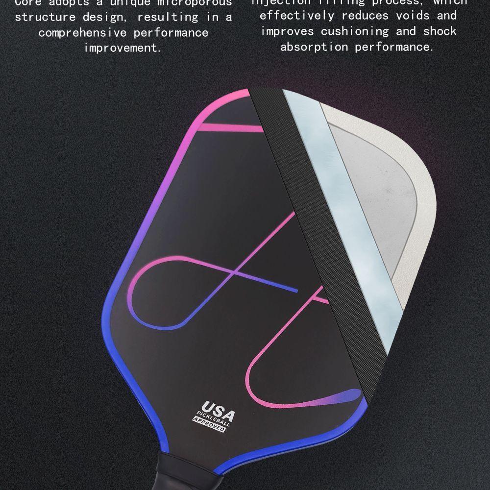 Hellfire PRO4 Tornado Pickleball Paddle T700 Carbon Fiber Hot Press Sports Grade Racket