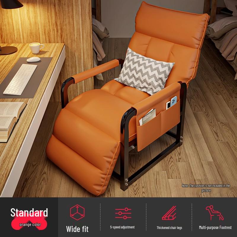 Reclining Lounge Chair for Office & Relaxation - Versatile Use: Office, Sofa, Dorm, or Lazy Backrest