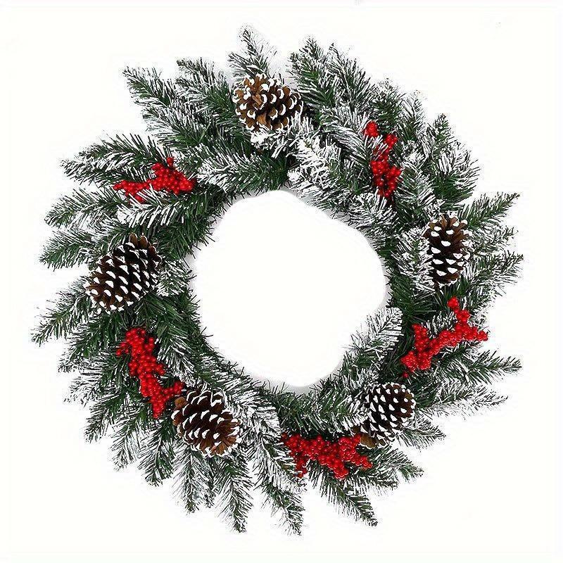 24PCS Festive red artificial fruit branches for Christmas tree decoration, DIY crafts, weddings and home decoration