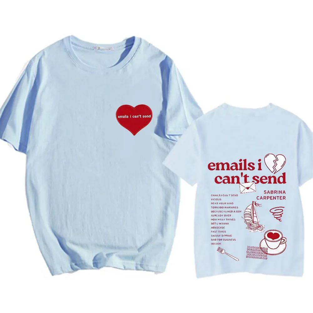 

Летняя мужская футболка с круглым вырезом и принтом Сабрины Карпентер в стиле ретро-гранж, повседневная, из 100% чистого хлопка и модный топ M