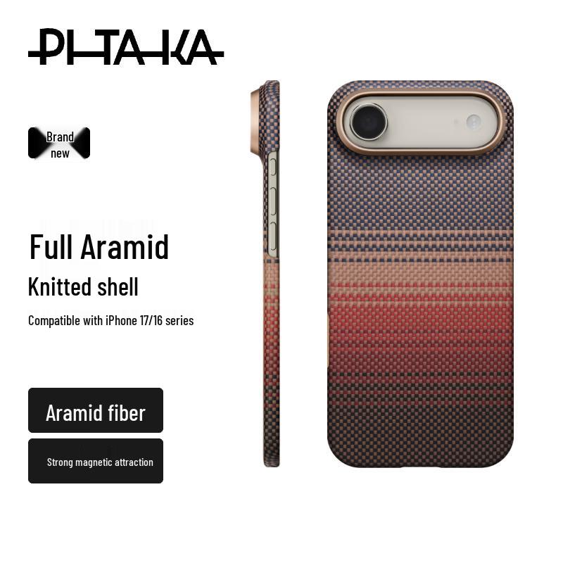 Чохол PITAKA MagSafe з арамідного волокна для iPhone
