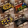 Flowing Yellow Flower Tablecloth Restaurant Kitchen Tablecloth Living Room Home Decoration Rectangular Party Decoration