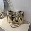 Pure Color PU Leather Tote Bag Multi-position Women Handbag Retro Simple Shoulder Bag  Outdoor