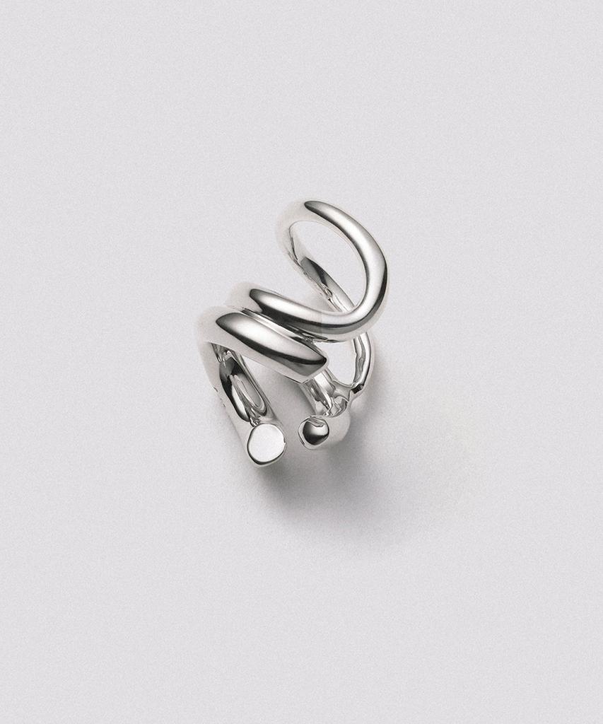 Hustad 244 Stam Earcuff _925 Silver Ear Cuff