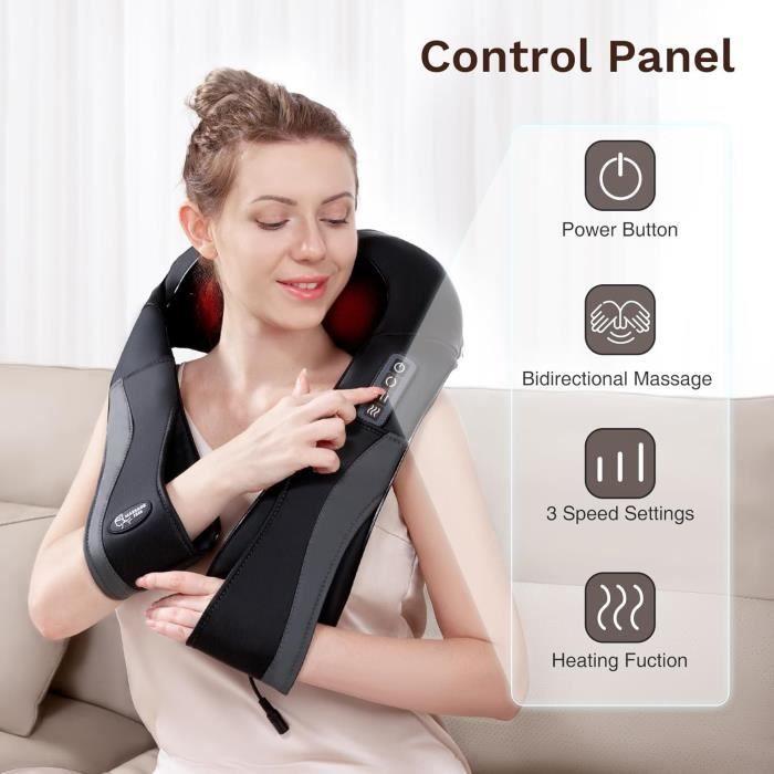 Neck Massager - Generic - Curecure - Electric - Heating - 3 Adjustable Speeds