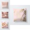 Luxurious Polyester Pillow Case Cover With Rose Gold Geometric Pattern For Home Decor