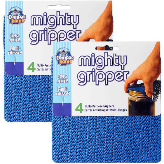 Compac Home Mighty Gripper Non-Slip Pads Bottle and Jar Opener, Also Used as a Nonslip Pad to Stabilize Pictures, Keyboards, Lamps, Furniture, and