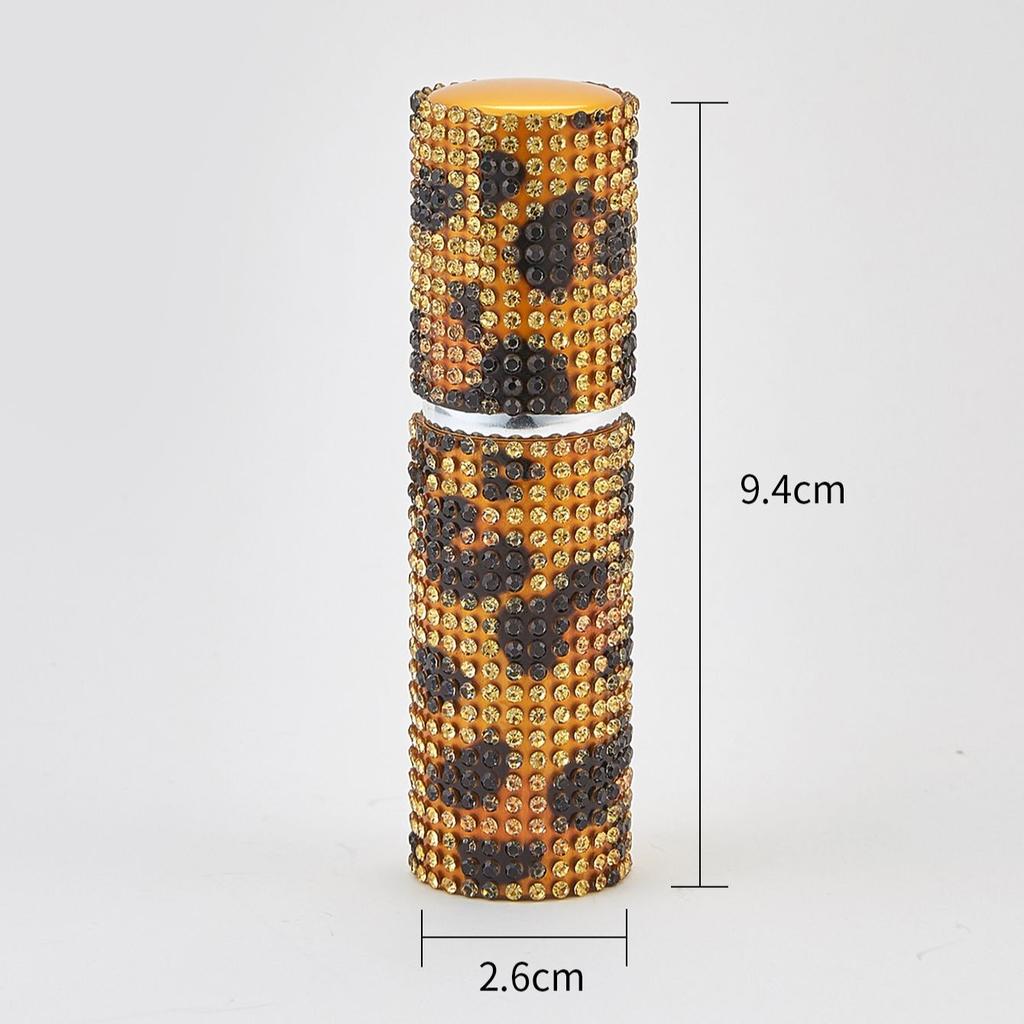 Empty Portable Spray Bottle Mini Bling Crystal Refillable Perfume Atomizer Bottle Scent Pump Case Travel Perfume Atomizer