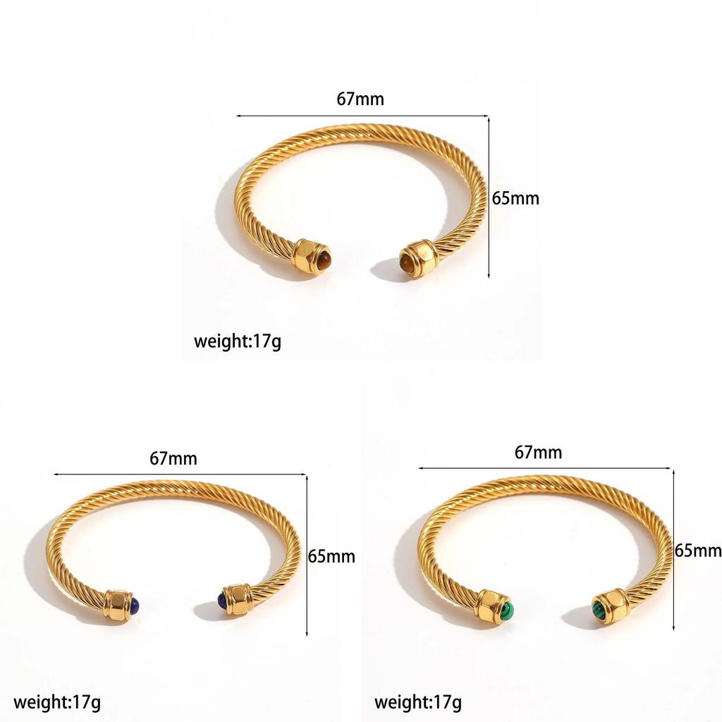 Geometrisches Edelstahlarmband für Damen Modeschmuck Sommer