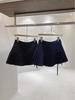 Women's High Waist Red Polka Dot Pleated A-Line Skirt - Anti-Exposure, Autumn/Winter, Short, Bow Detail, Petite Fit
