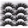 7 Pairs Of Fried Hair Imitation Mink False Eyelashes Messy Natural Thick Eyelashes