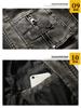 Black Youth Leather Jacket with Stand-up Collar & Side Seam Pockets