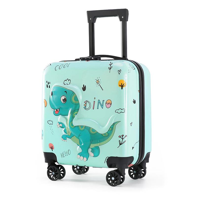 Children's Cartoon Trolley Suitcase with Universal Wheels - Ideal for Boys and Girls