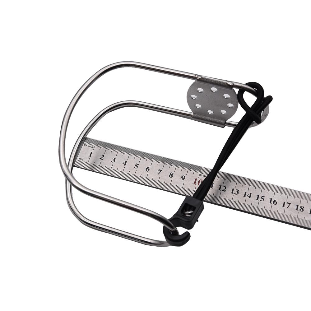Marine Stainless Steel Lifebuoy Bracket Life Buoy Holder Boat Accessories Life Buoys Ring Horseshoe Bracket Rustproof for Yacht