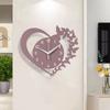 New Love Butterfly Garland Wall Clock Silent Acrylic Clock Creative Clock Living Room Dining Room Clock