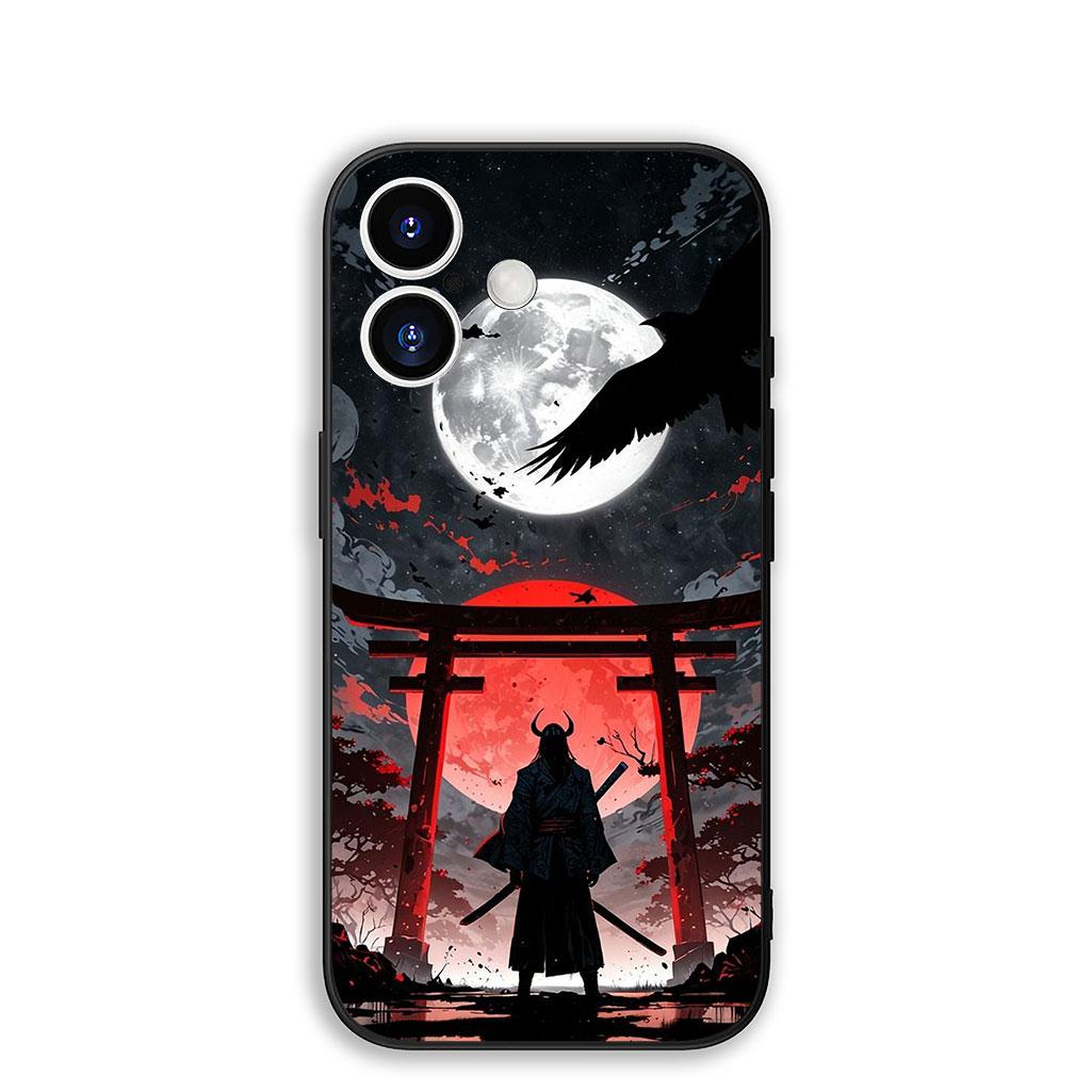 

for Motorola Moto G86 G57 G67 G24 G15 G54 Power G13 G14 G34 G35 G45 G60 G53 G55 G64 G75 G72 Case Samurai Ninja Oni Mask Bushido Motorola Moto G15