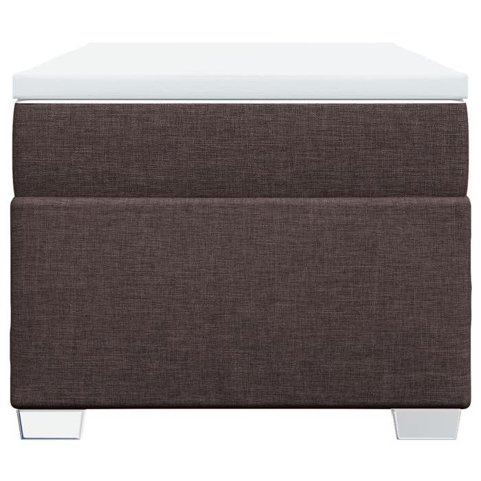 Maison Exclusive - Sommier à lattes de lit avec matelas Marron foncé 90x200 cm