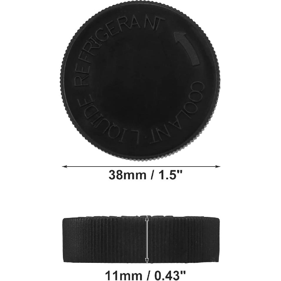 Bouchon de vase d'expansion de liquide de refroidissement pour radiateur ACROPIX pour Infiniti FX50 FX37 - Lot de 1 Noir