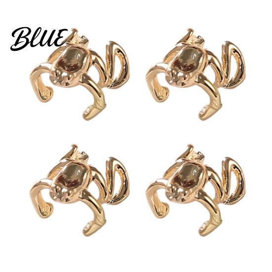 Frog Design Ear Jewelry 36925 Pairs Frog-Shaped Earrings Clip-On Functionality